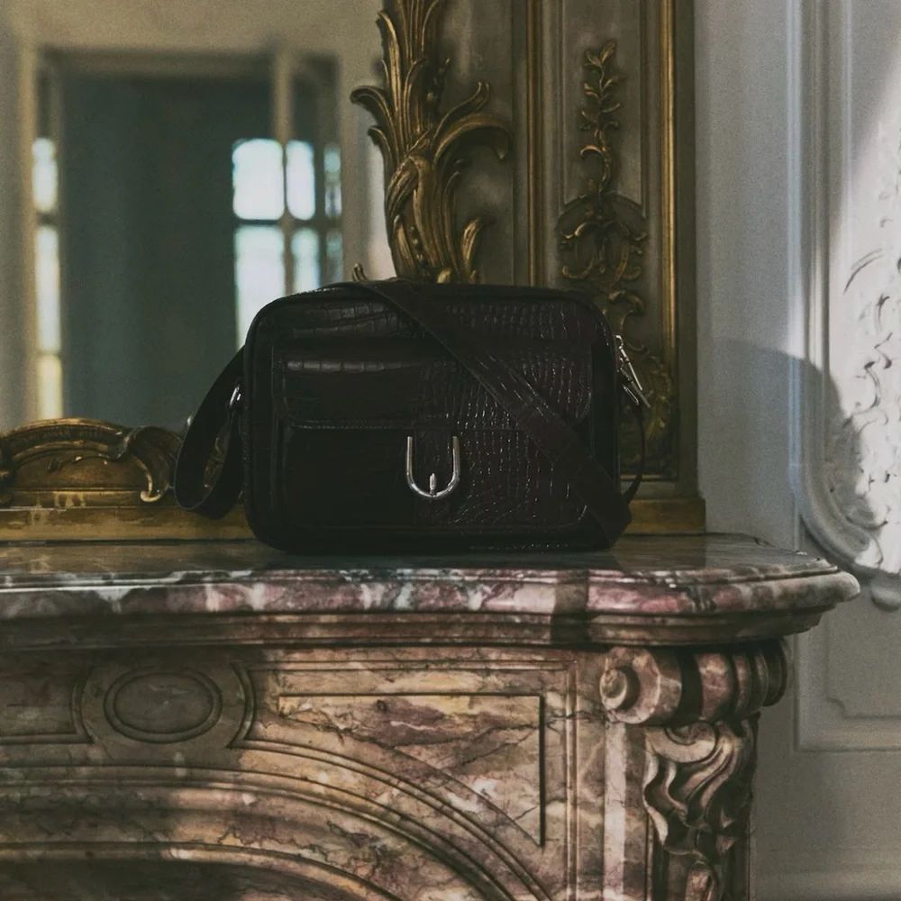 H&M Cross body Bag Faux Crocodile leather